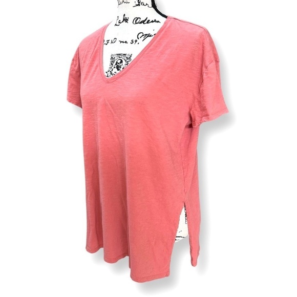 🔴 5 for $10 LOFT V-Neck Cotton Short Sleeve Top Loose Fit Size M - Picture 3 of 7
